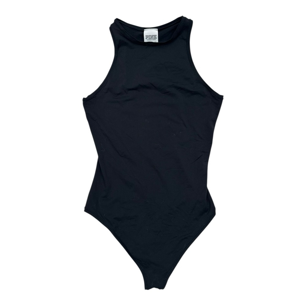 PINK Victoria's Secret Black Sleepwear Bodysuit - Size Small